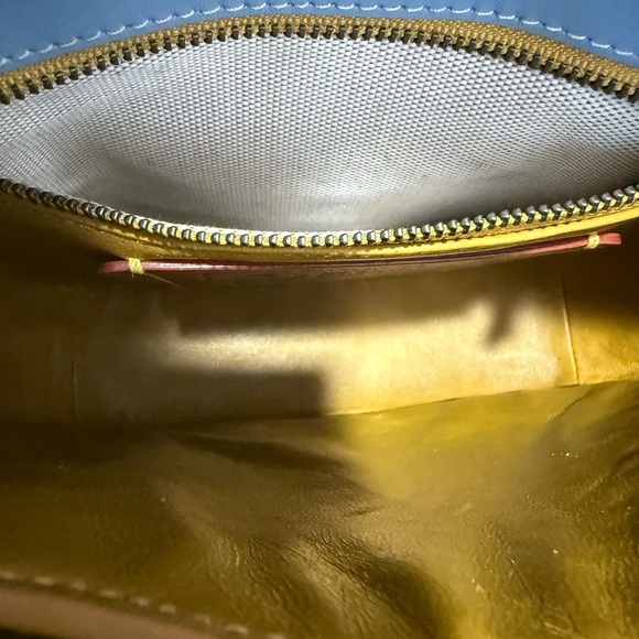 Coach 1941 Saddle Bag 23 Cornflower Blue Glovetanned Leather 20115 EUC - Picture 11 of 14